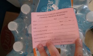 JPD Criminal Tresspass Ticket